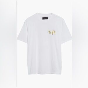 Amiri Champagne Cotton Graphic T-Shirt